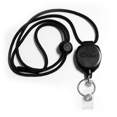 Key-Bak Heavy Duty Paracord Lanyard With Sidekick Retractable  ID Badge & Key Reel (0KB1-0A44)