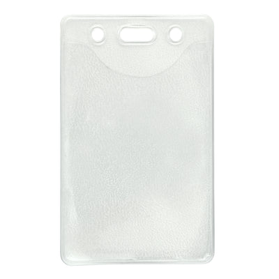 Anti-Static Orange Peel Texture Vertical Vinyl Badge Holder with Reinforced Edges (1815-1100)