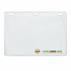 1840-1615 badge holder with a small shield and horizontal Your Logo Here branding along the bottom.