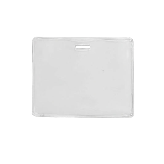 1840-5015 frosted-back horizontal vinyl proximity card holder with slot