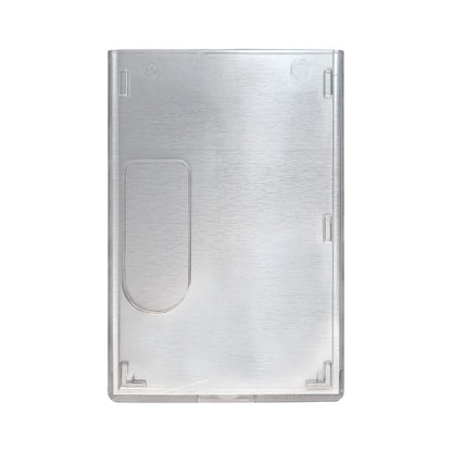 A Rigid Shielded RFID Blocking 2-Card Holder 1840-5081** with a rectangular shape, featuring rounded corners, a small air cushion on the left side, and 2-card capacity with RFID blocking technology.