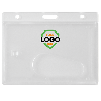 Custom Horizontal Rigid Plastic Frosted Card Dispenser (1840-6000-Custom)