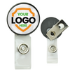 Custom Printed Non-Retractable Badge Reel with Metal Clip (2105-4001) - Add Your Logo
