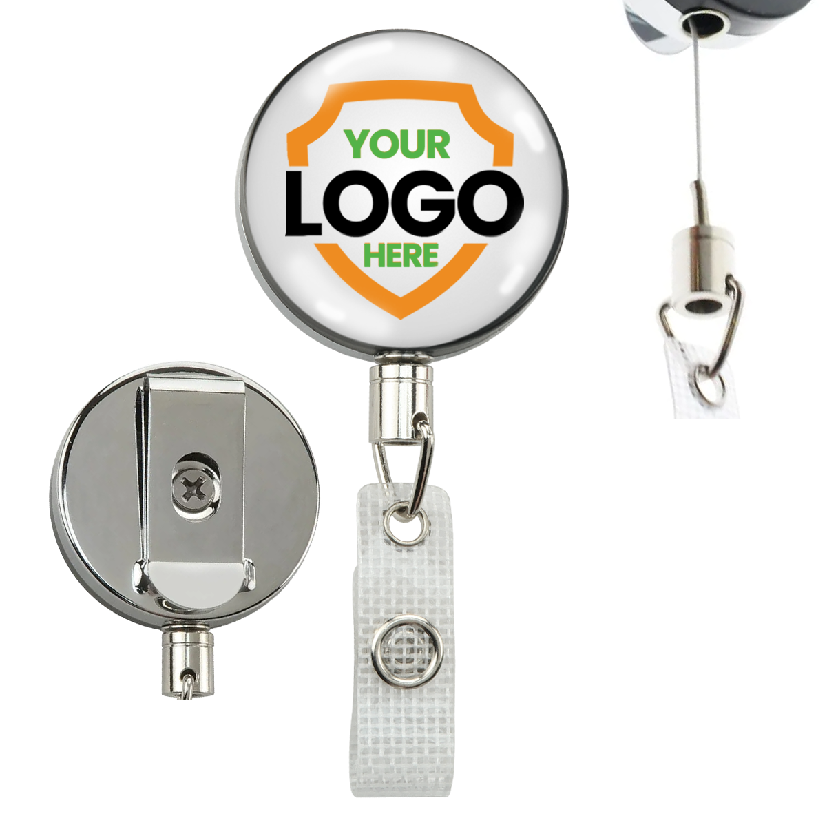 Custom Printed Heavy Duty Badge Reel With Steel Cable | SpecialistID ...