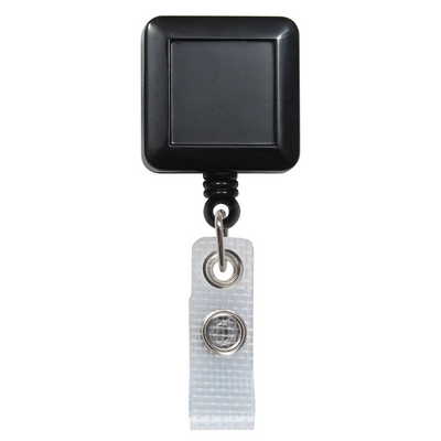 Square Retractable Badge Reel with Belt Clip (SPID-3080)