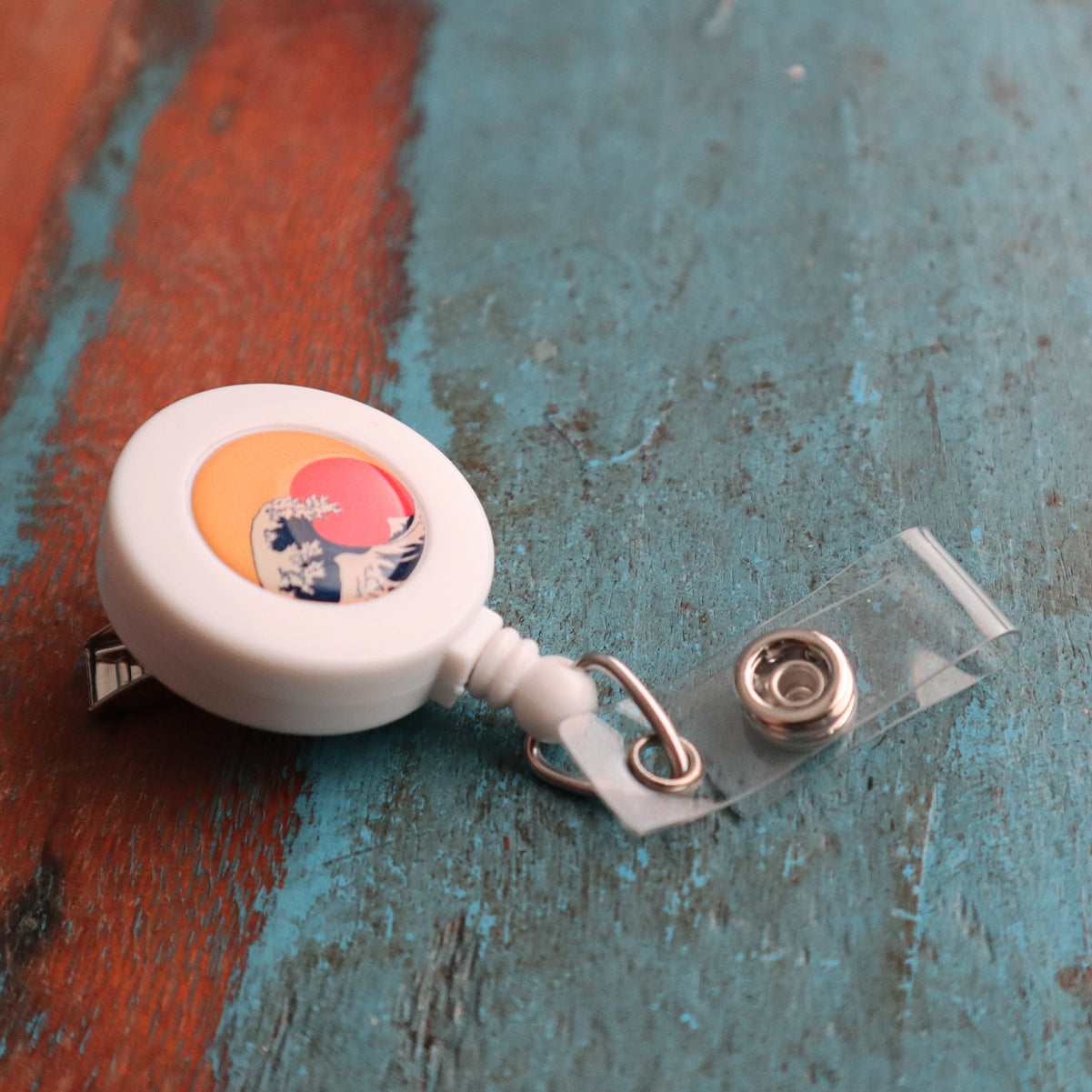 Badge Reel Float Custom Badge Reels with Swivel Spring Clip - Personalized Bulk ID Badge ...