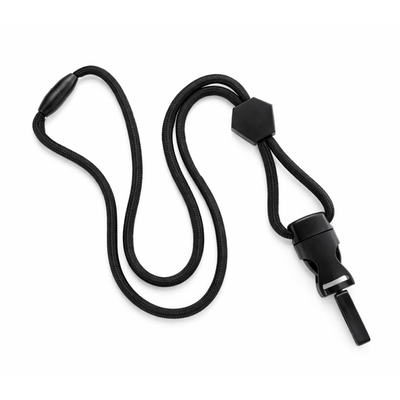 Metal Detector Friendly Heavy Duty Lanyard with Diamond Slider, Breakaway Clasp & Quick Release Plastic Hook - MRI Safe (2135-45XX)