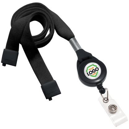 A Breakaway Lanyard with Custom Badge Reel Combo - Add Your Logo to Customize, perfect for boosting brand awareness. Sold by Specialist ID.