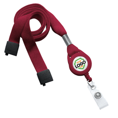 A Breakaway Lanyard with Custom Badge Reel Combo - Add Your Logo to Customize, perfect for boosting brand awareness. Sold by Specialist ID.