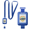Customizable SlimReel Square Shape Badge Reel with Breakaway Lanyard Personalize with Logo (2138-80012-Blue