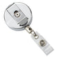 Chrome Heavy Duty Metal Badge Reel with Belt Clip (505-HW-CRM)