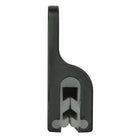 A black and gray rubber seal with a visible V-shaped internal structure, likely used for weatherproofing or insulation purposes, perfect as a Custom Printed Gripper 30 Card Clamp (5710-305X) - Brand it!