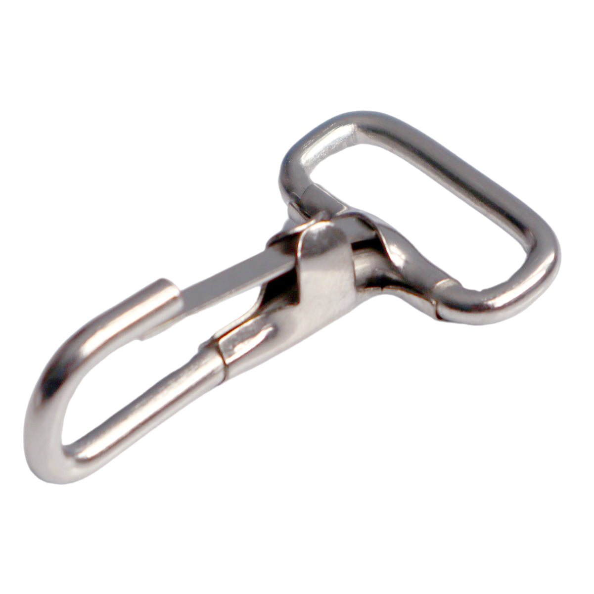 Non swivel metal j hook with 3/4" D ring - DIY Lanyard and Craft Hooks (P/N 6920-2400)
