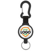 Custom Carabiner Retractable Badge Reel with Key Ring - Personalize for Brand Recognition - #6C