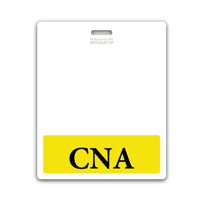 C.N.A. XL Badge Buddy - Oversized Horizontal Hospital ID Role Identifier