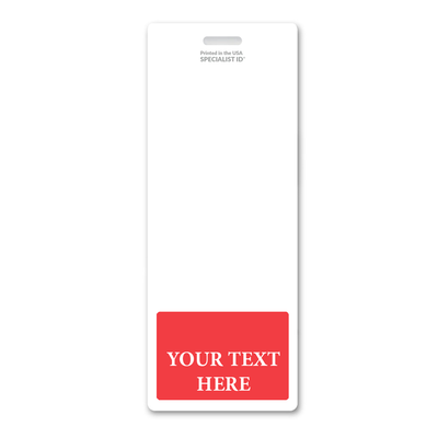 Oversized Custom Vertical Badge Buddy XL- (Extra Large Size)