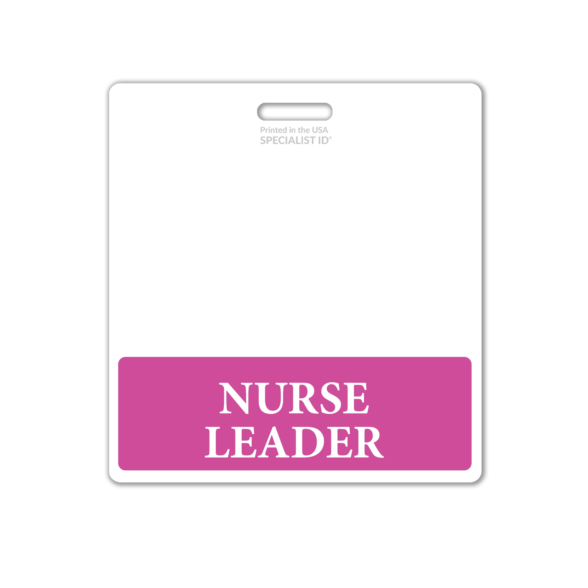 Extra Large NURSE LEADER Badge Buddy - XL Badge Backer for Nurse ...