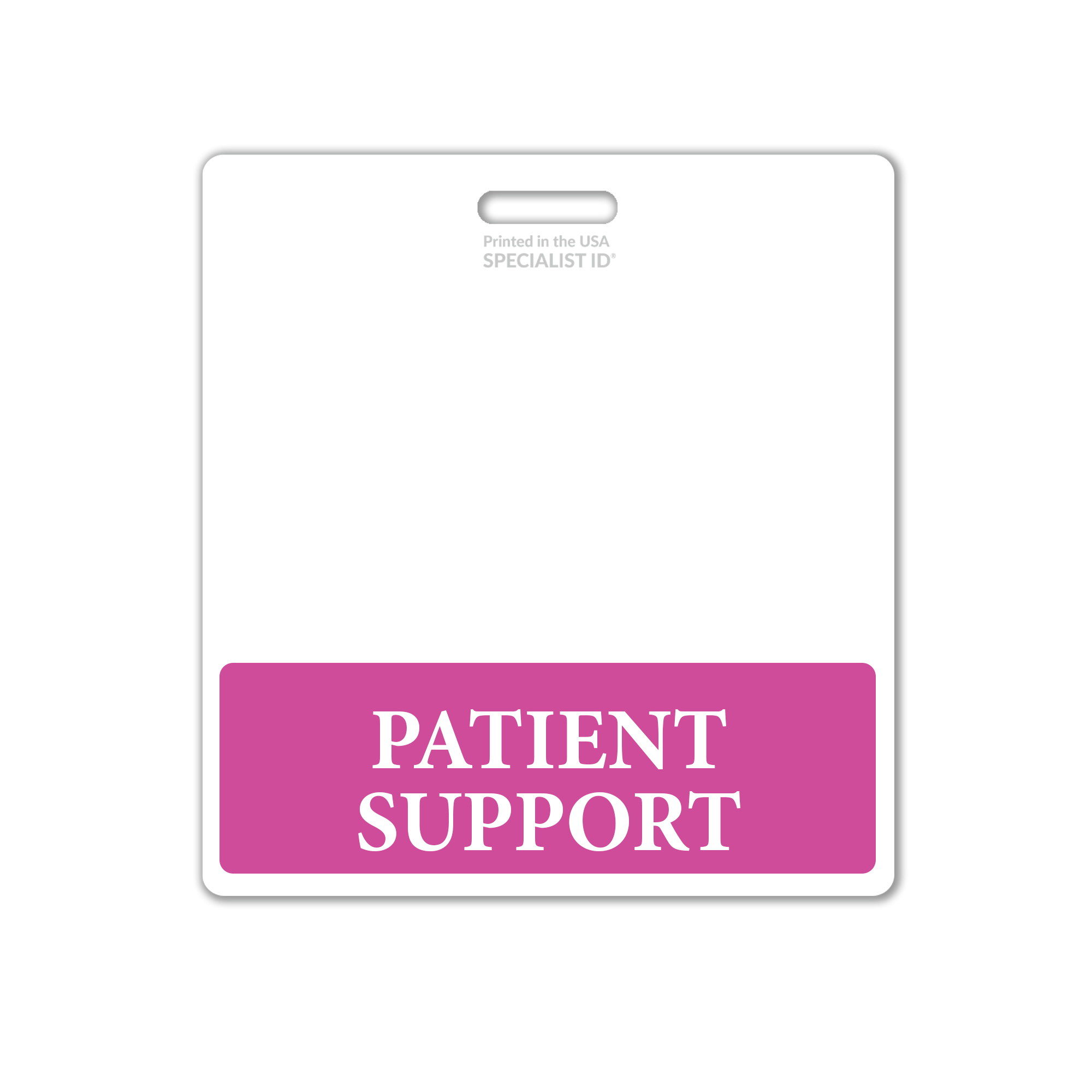 Extra Large PATIENT SUPPORT Badge Buddy - XL Badge Backer for Patient ...