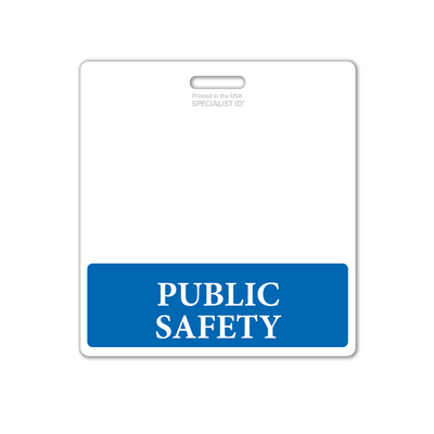 Publicsafety XL Badge Buddy - Oversized Horizontal Hospital ID Role Identifier
