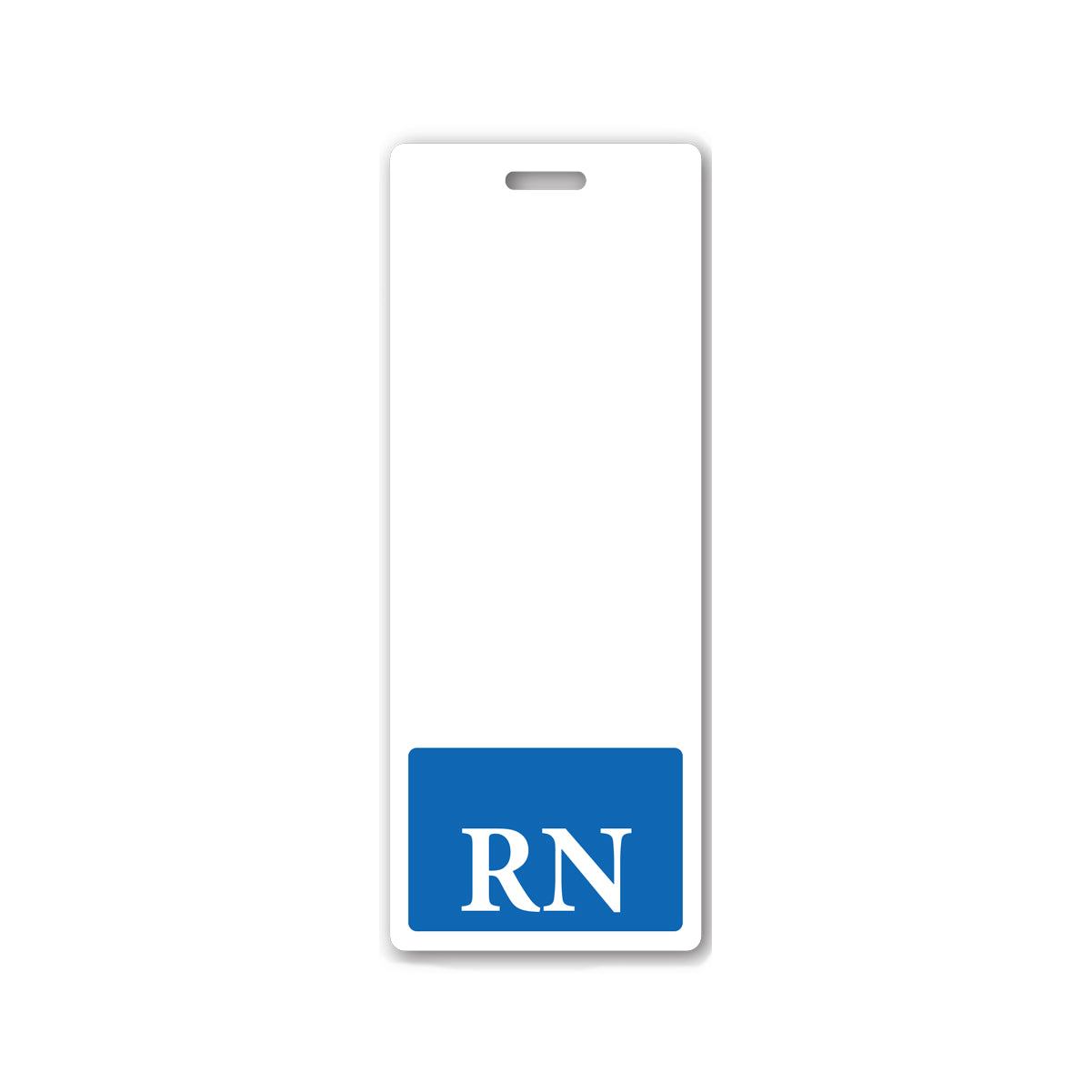 Oversized RN Badge Buddy - Extra Large Badge Buddies for Registered Nurse - Vertical Hospital ID Badge Backer