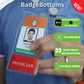 PHYSICIAN Badge Holder and Physician Role Card Display All in One Clear Vinyl Sleeve