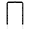 Black lanyard with 