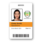 Custom Printed Photo ID Badge