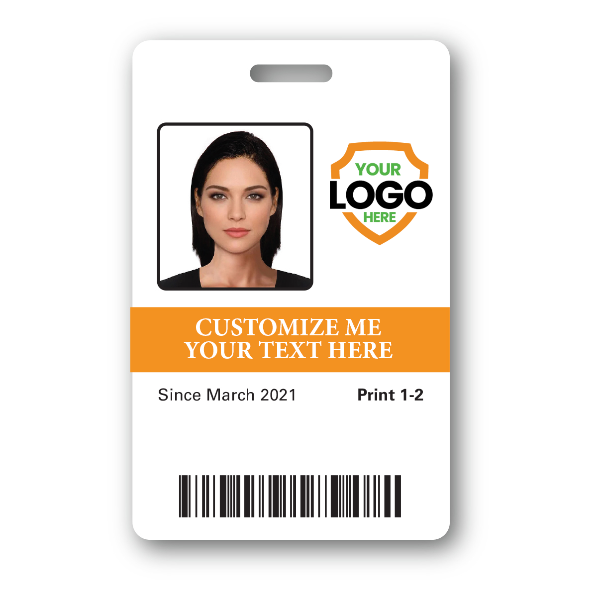 Staff Id Cards Id Badges Photo Id Cards Name Photo Logo QR Code