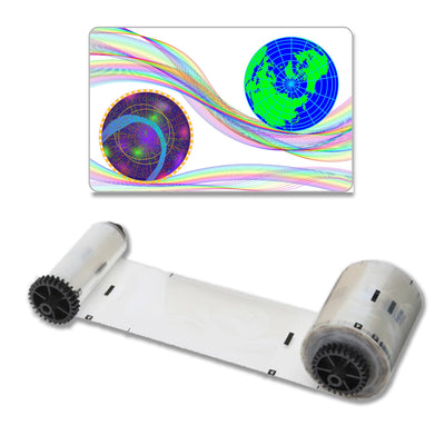IDP 653630 SMART-81L 1mil "Celestial" Holographic Patch Laminate Film - 500 Patches/Roll
