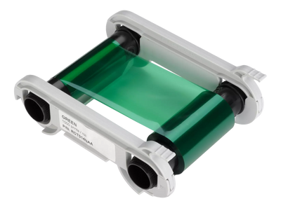 Evolis RCT014NAA Green Monochrome Ribbon for the Zenius and Primacy ID Card Printers, 1000 Prints