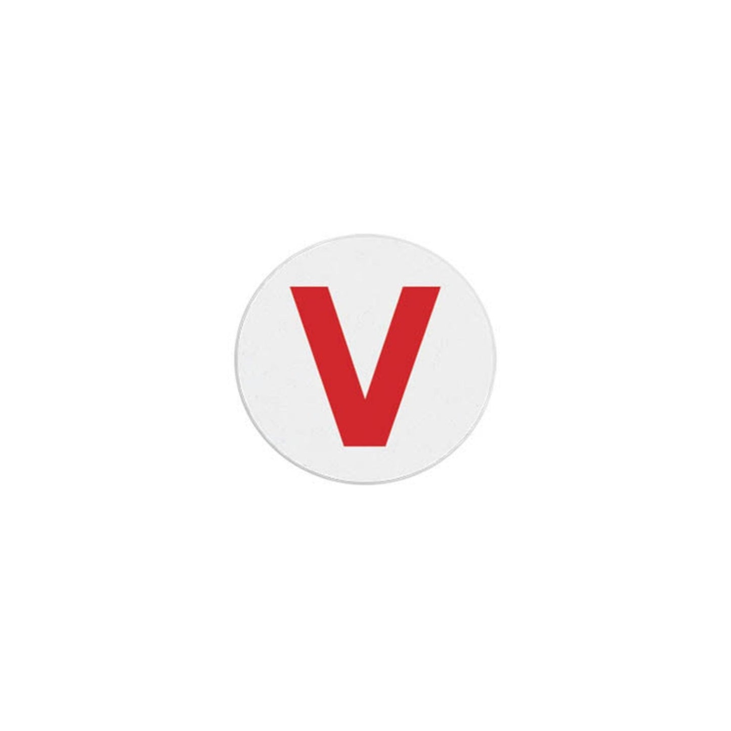 TEMPbadge T6422 TIMEspot Expiring Indicator, Half-Day, Red V