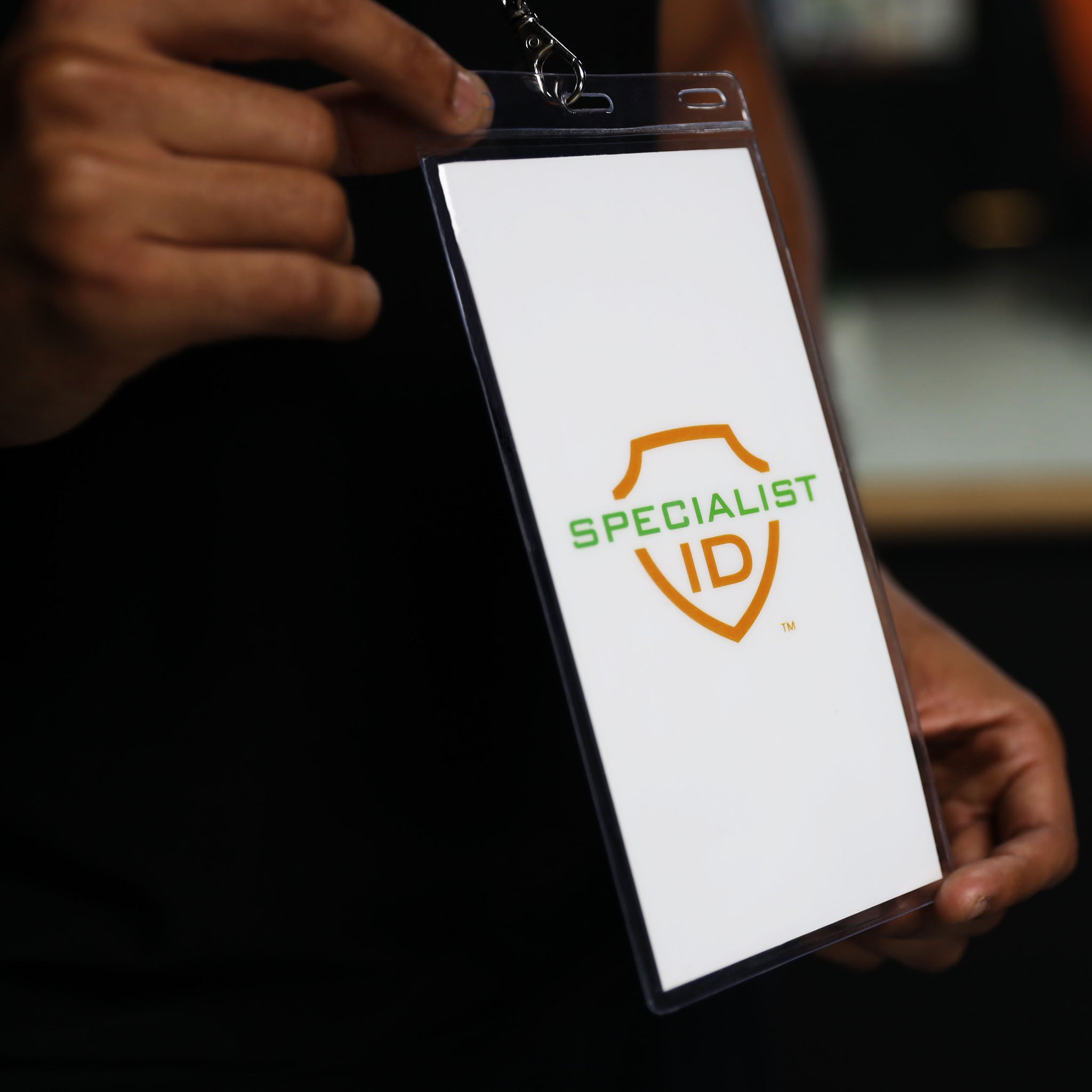 ヘデントール　スペシャルインサートカード 4x8 Clear Vinyl Ticket & Credential Holder | Specialist ID