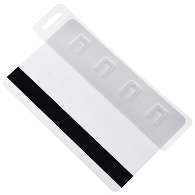 Rigid Vertical Half Card Swipe Badge Holder, SPID-1380