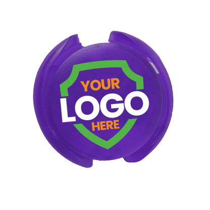 Custom Stethoscope ID Tags - Upload Your Logo to Customize, featuring the text "Your Logo Here" prominently displayed in the center – perfect for medical staff identification or pairing with personalized stethoscope tags.