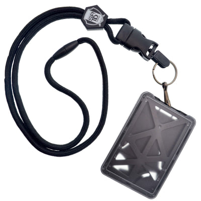 Top Load 3-Card Badge Holder with Heavy Duty Lanyard (SPID-9070)