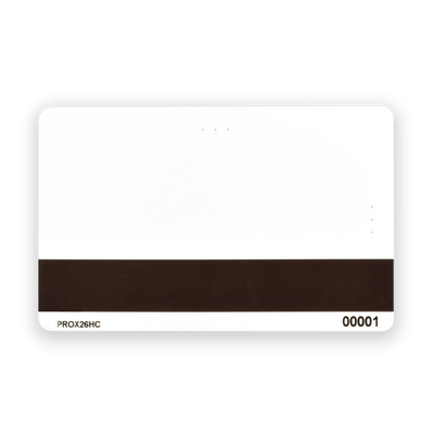 SPIDprox26HC HID Compatible Composite ISO Prox Cards With HICO Magnetic Strip