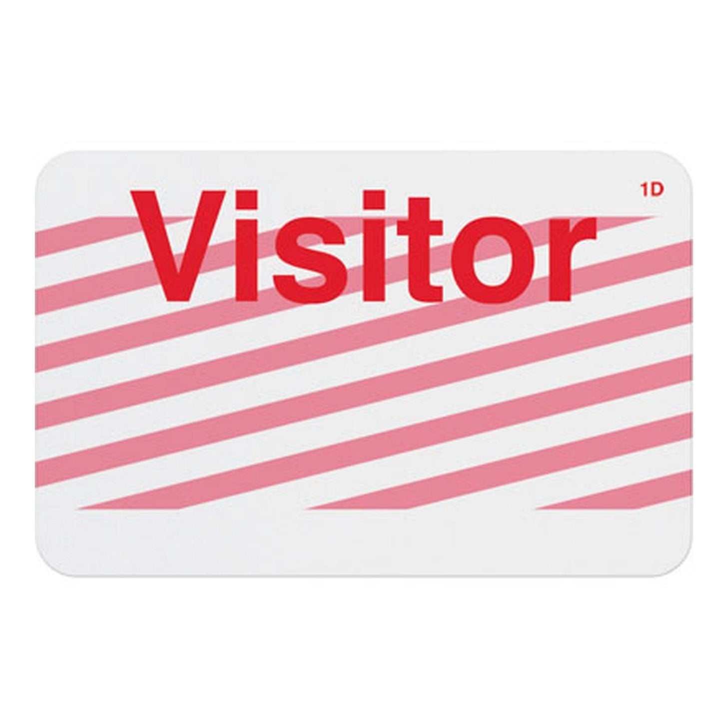 TEMPbadge T2003 ONEstep Self-Expiring Visitor Badge, Handwritten, expired state