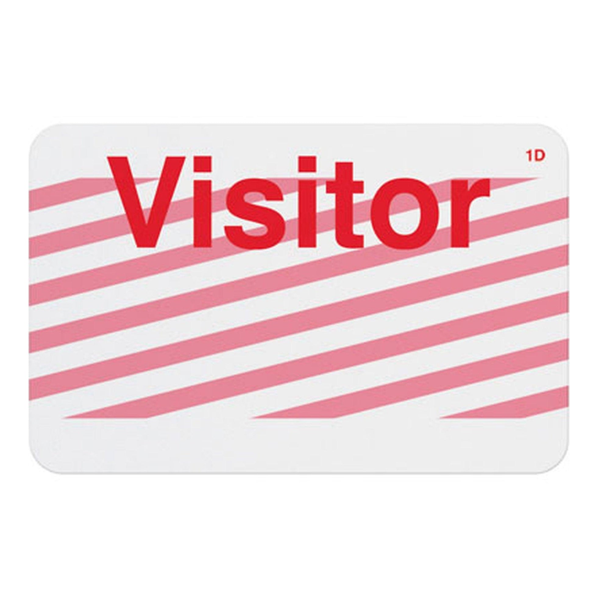 TEMPbadge T2003 ONEstep Self-Expiring Visitor Badge, Handwritten, expired state