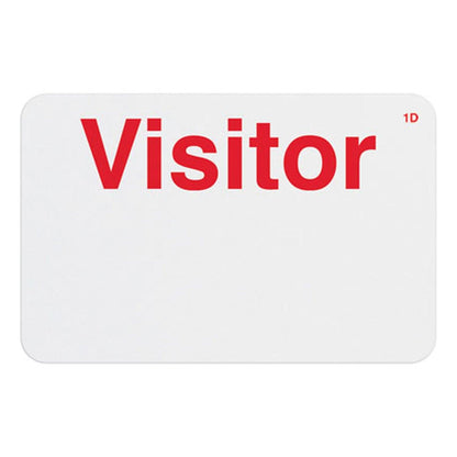TEMPbadge T2003 ONEstep Self-Expiring Visitor Badge, Handwritten