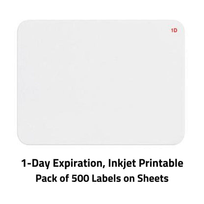 TEMPbadge T2015 TIMEjet Expiring Badge Front, 1-Day, Inkjet, view 3
