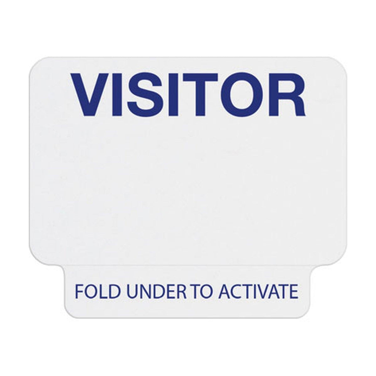 TEMPbadge T2023 QuickTab Self-Expiring Visitor Badge, Handwritten