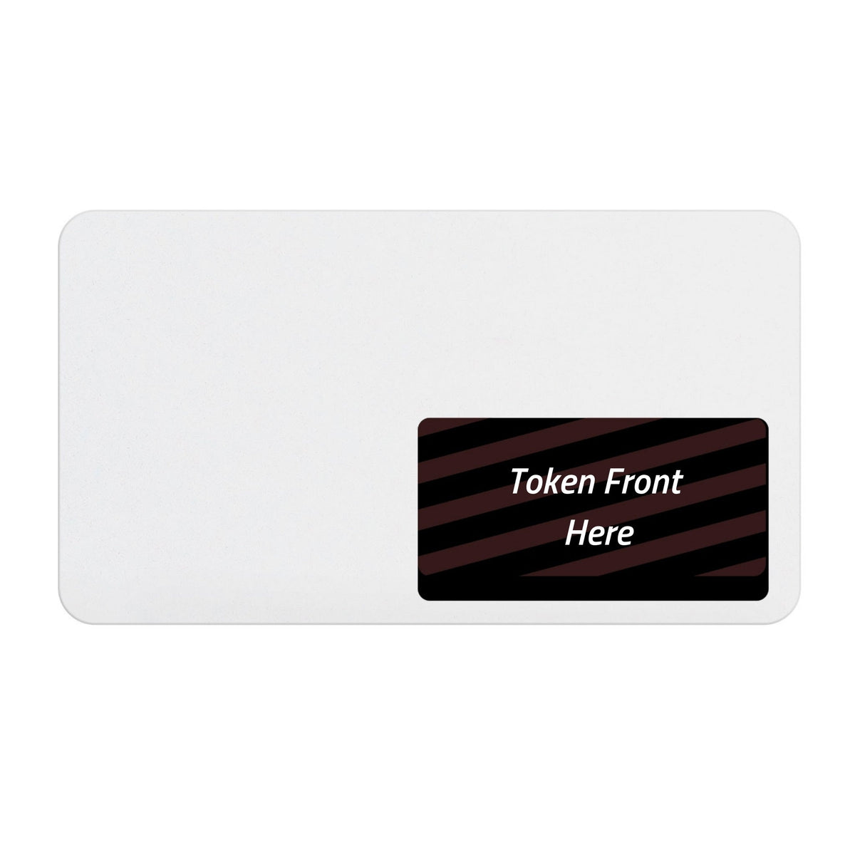 TEMPbadge T4102A Printable Badge Back, Adhesive, Token Expiration Area