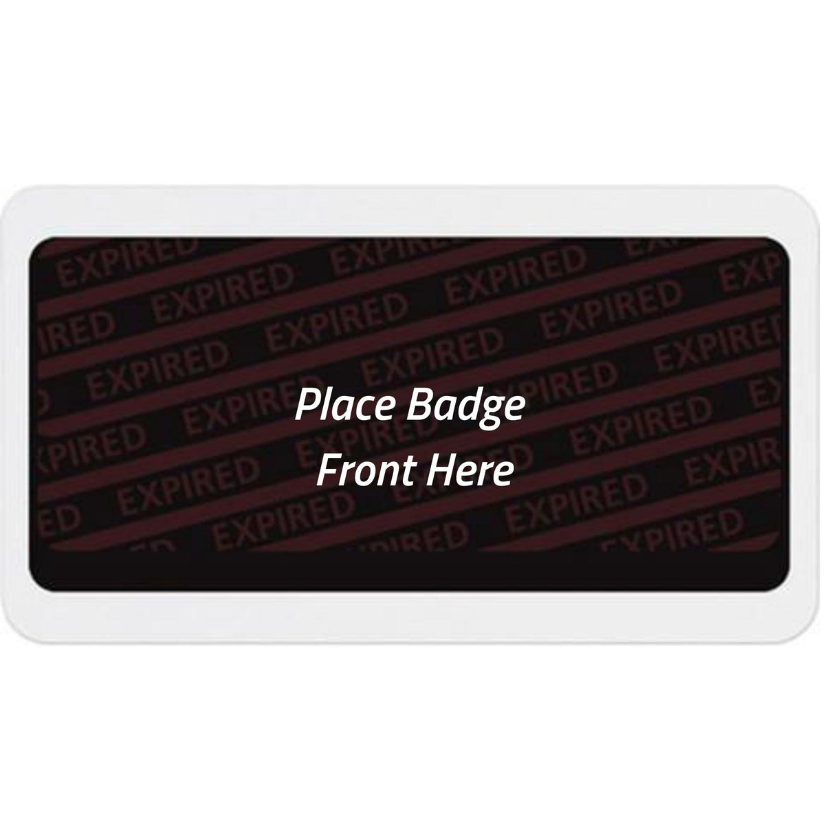 TEMPbadge T6031AL Self-Expiring Badge Back, Large Adhesive, EXPIRED Print
