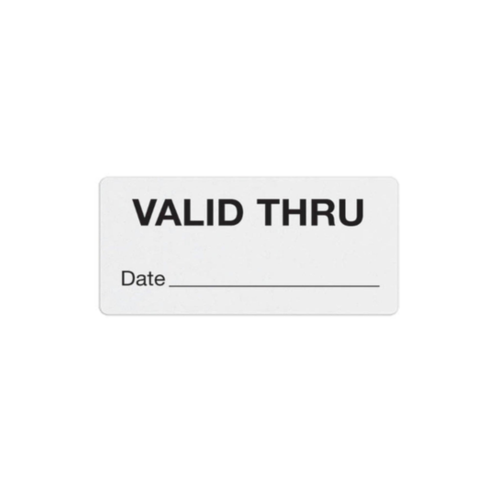 TEMPbadge T6218 TIMEtoken Expiring Label, 7-Day, Handwritten, valid state