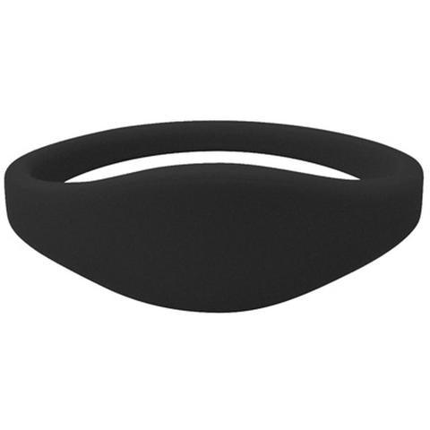 Black silicone U-Band MIFARE Classic 1K access wristband. Sold by Specialist ID.