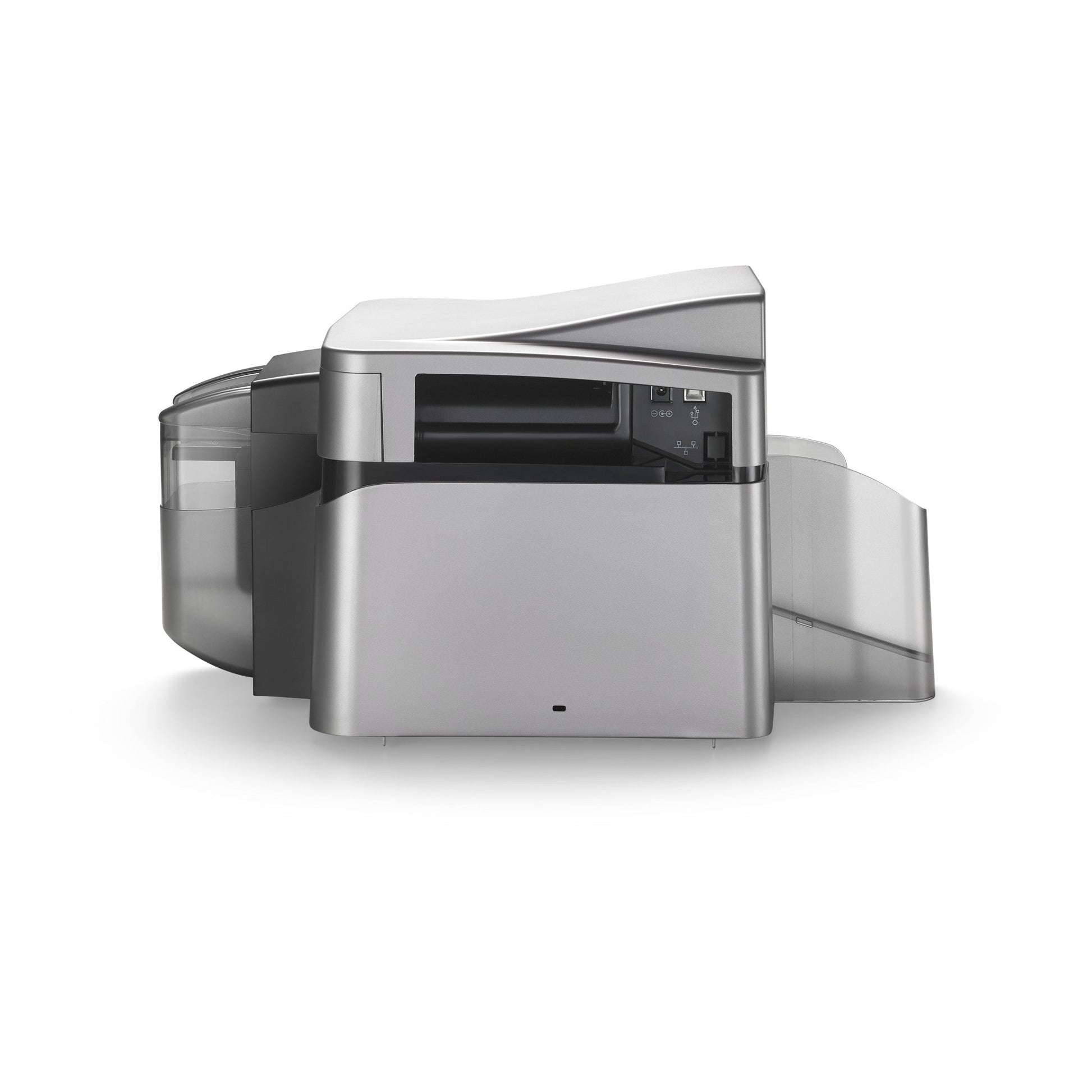 HID FARGO DTC1250e single-sided ID card printer – back view