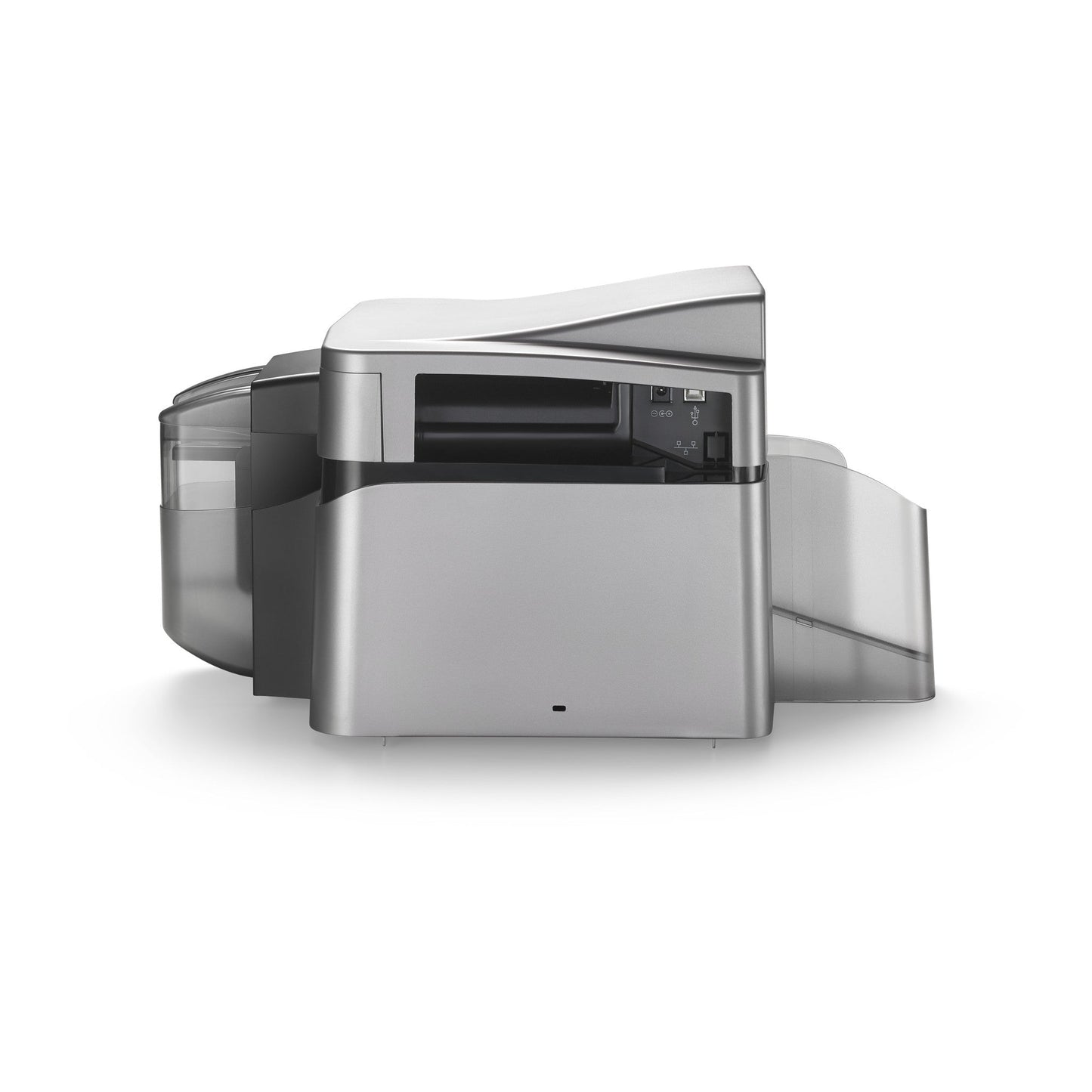 HID FARGO DTC1250e single-sided ID card printer – back view