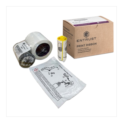 Entrust 525100-023 WTT White Ribbon Kit for Sigma DS1, DS2 and DS3, 650 Prints
