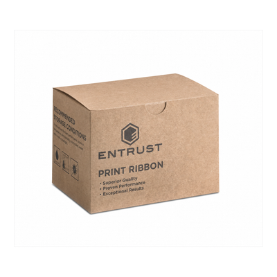 Entrust 525900-005 Red Monochrome Ribbon Kit for Sigma DS1, DS2 and DS3, 1,500 Prints