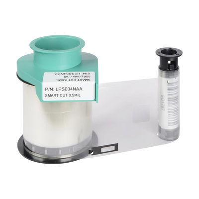 Evolis LPS034NAA Clear Smart Cut Patch Lamination - 600 Prints, Compatible with Primacy, Primacy2, Avansia Lamination ID Card Printers